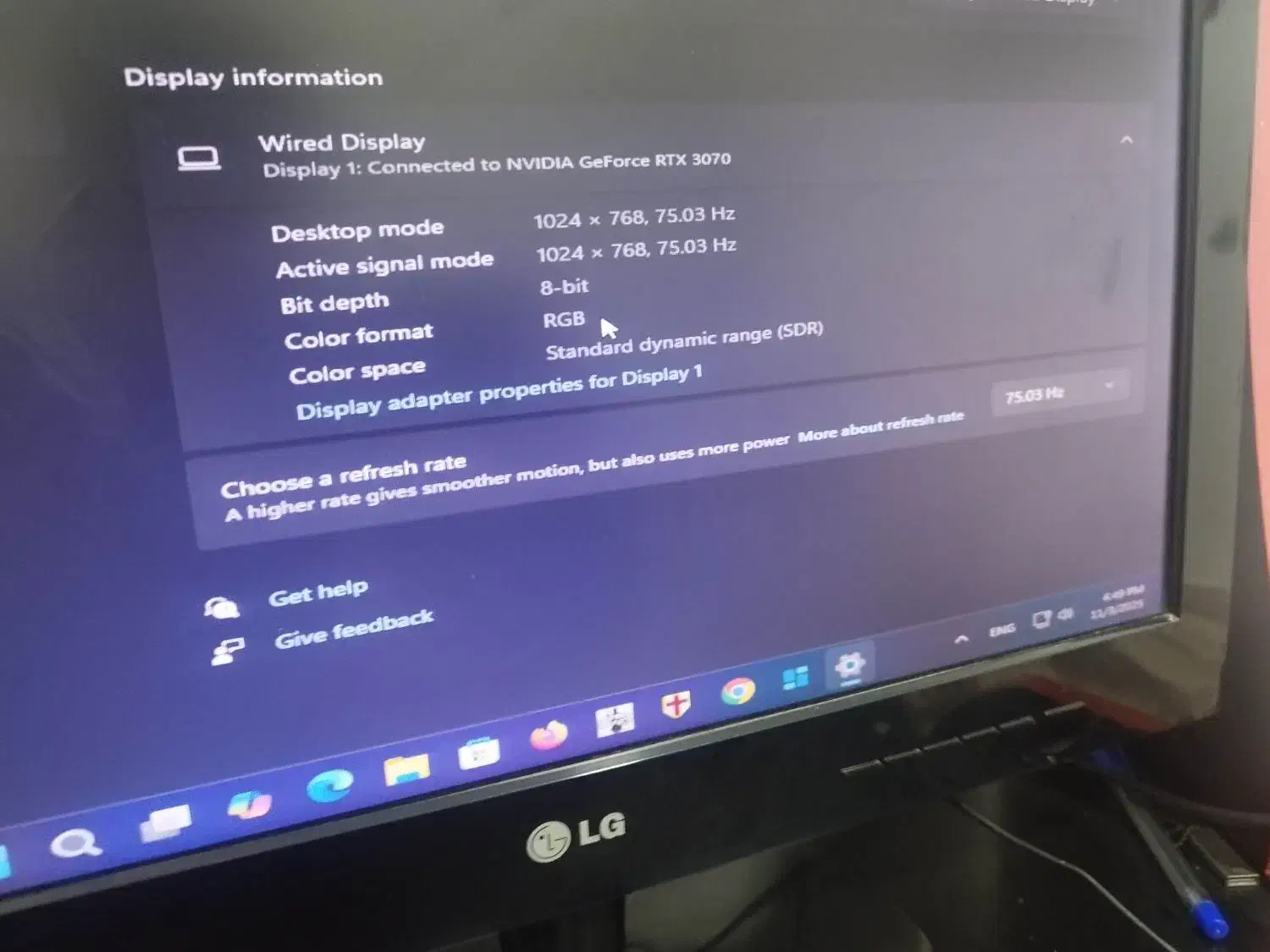 مانیتور lg|قطعات و لوازم جانبی رایانه|کوچصفهان, |دیوار