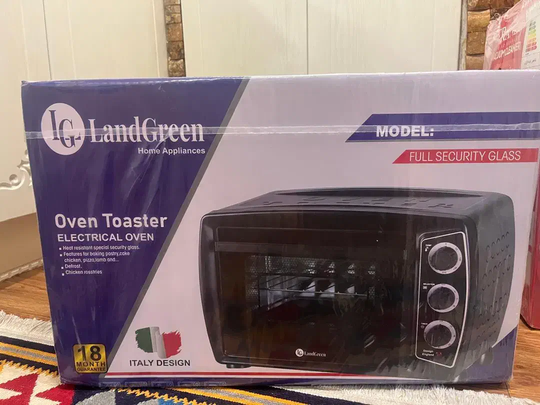 اون توستر نو و پلمپ شده برند لندگرین|اجاق گاز و لوازم برقی پختوپز|بندر ماهشهر, |دیوار