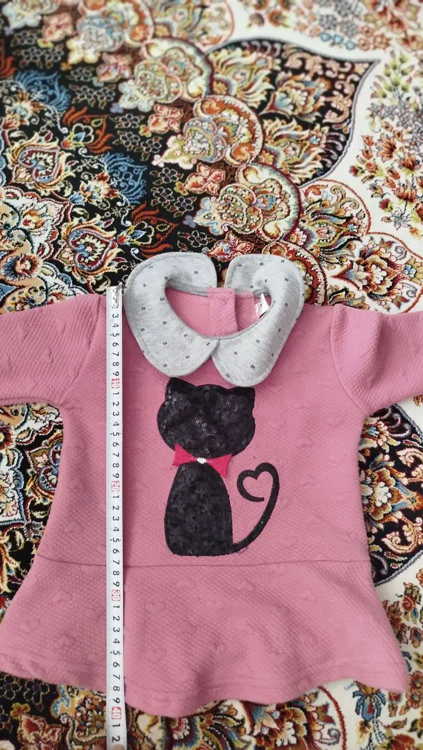 پیراهن مجلسی بچگانه.شلوارک لی .پیراهن .تونیک گرم|لباس|محمدیه-قزوین, |دیوار