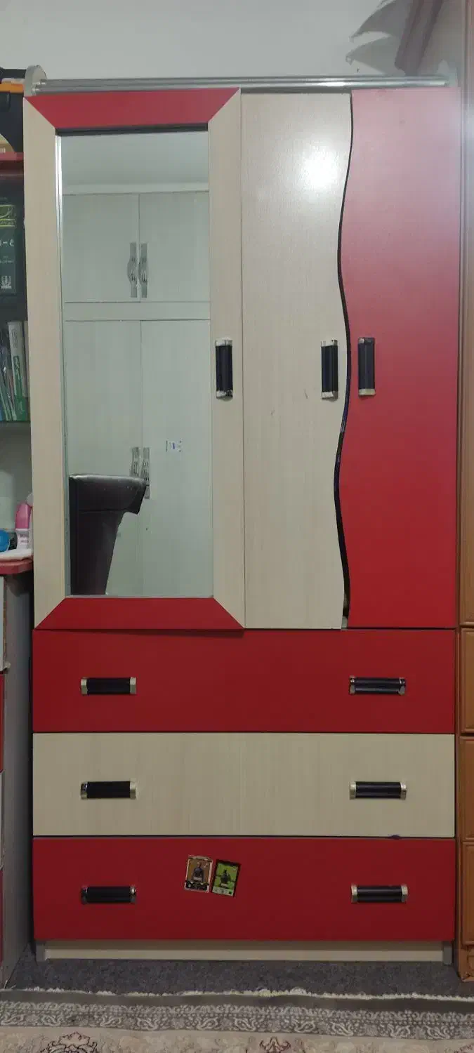 کمدبچه ۲تیکه، کمد همراه قفسه|اسباب و اثاث بچه|اقبالیه, |دیوار