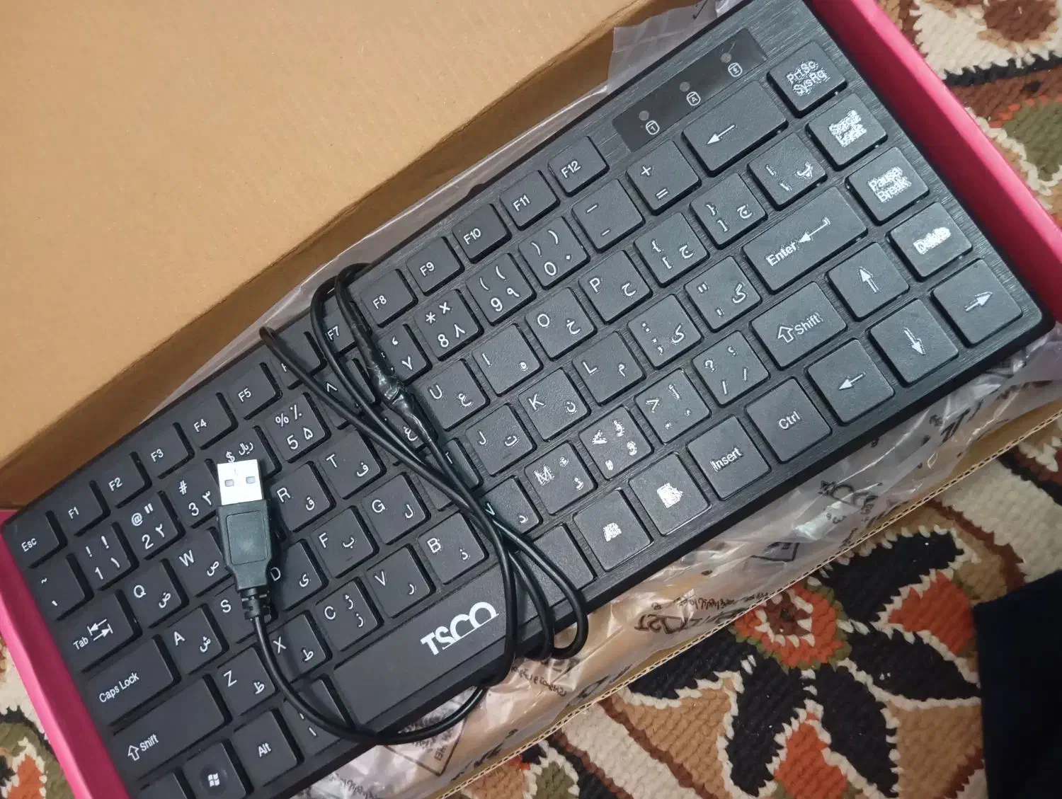 مینی کیبورد سیمی TK8001|قطعات و لوازم جانبی رایانه|خرمآباد, |دیوار