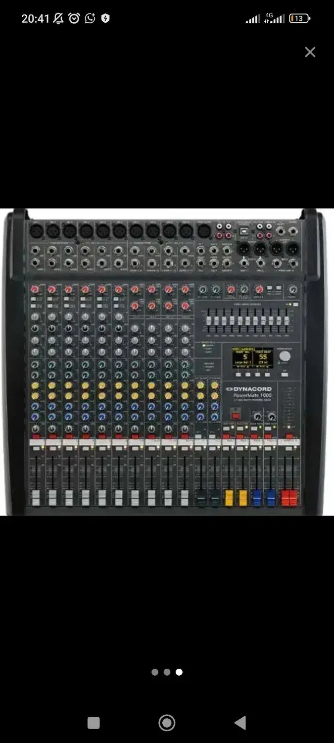 پاور میکسر دایناکورد ۱۰۰۰ سری ۳ تایوان سوپر گرید|آلات موسیقی|کرج, کوی امامیه|دیوار