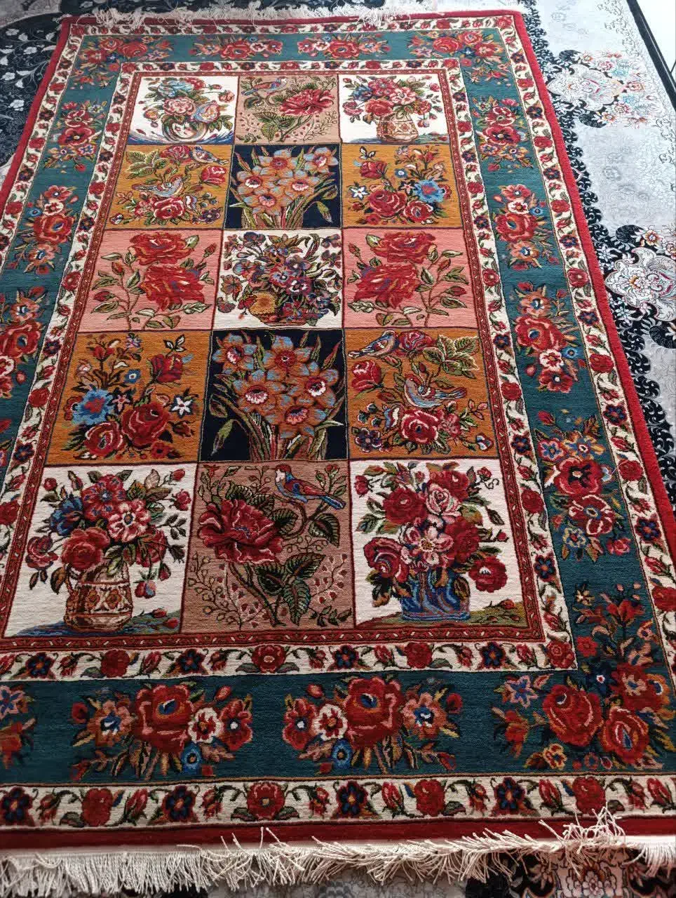 قالی دست بافت|فرش|شهرکرد, |دیوار