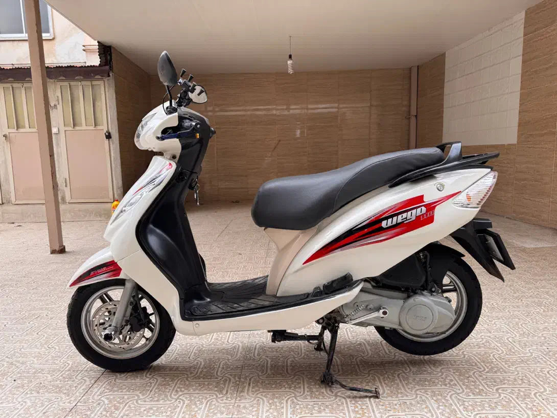 TVS وگو 110 سی سی سفید مدل ۹۴ کاربرات|موتورسیکلت|لاهیجان, طالقانی|دیوار