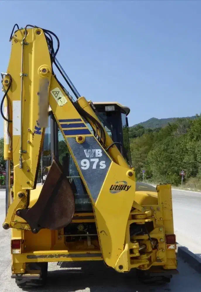 بیل بکهو کوماتسو|خودرو سنگین|تهران, چوب تراش|دیوار