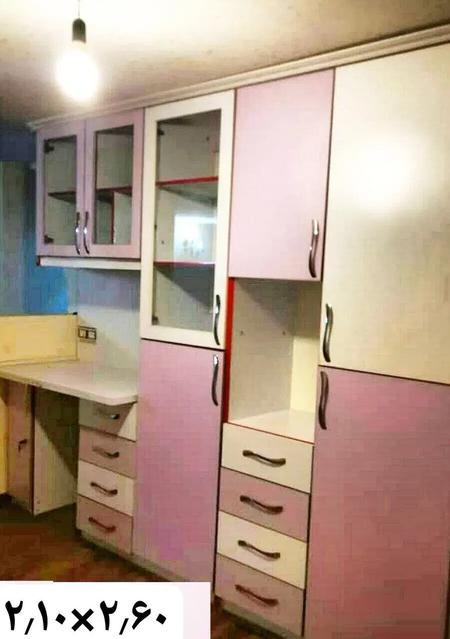 کمد دیواری و میز تحریر|جاکفشی، کمد، دراور|مرند, |دیوار