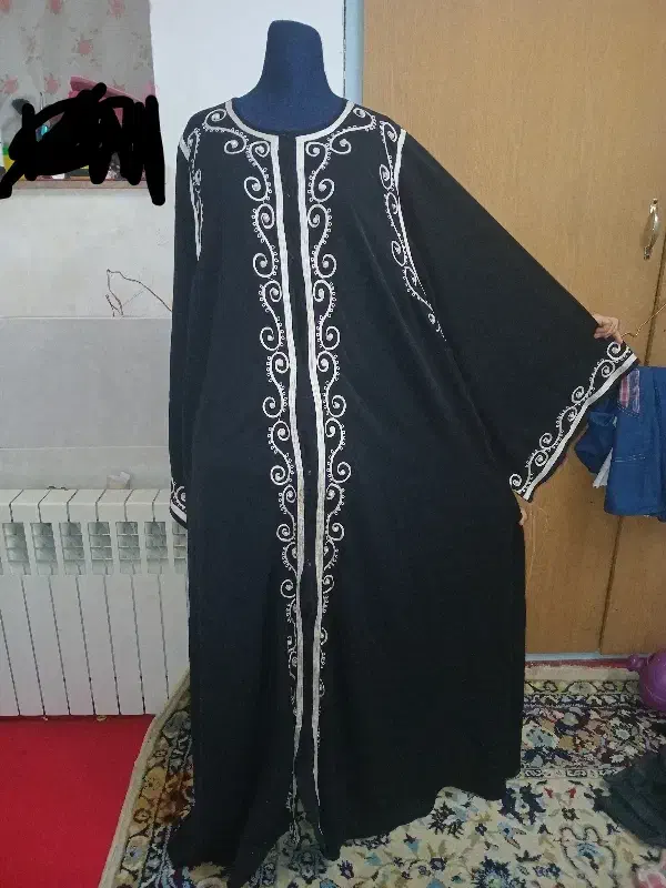 مانتوپاییزی وعباحریر کره ای دست دوم|لباس|اشکذر, |دیوار