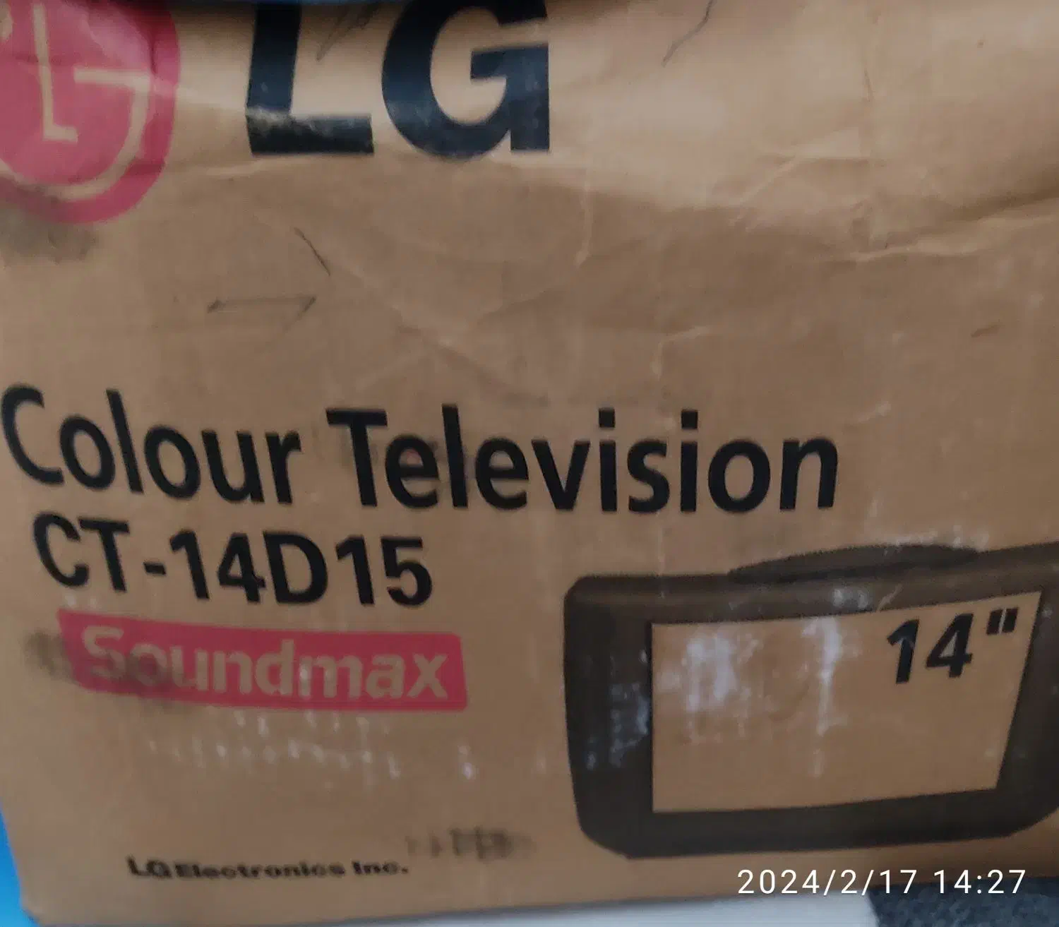 تلویزیون 14اینچ الجی|تلویزیون و پروژکتور|گرگان, |دیوار