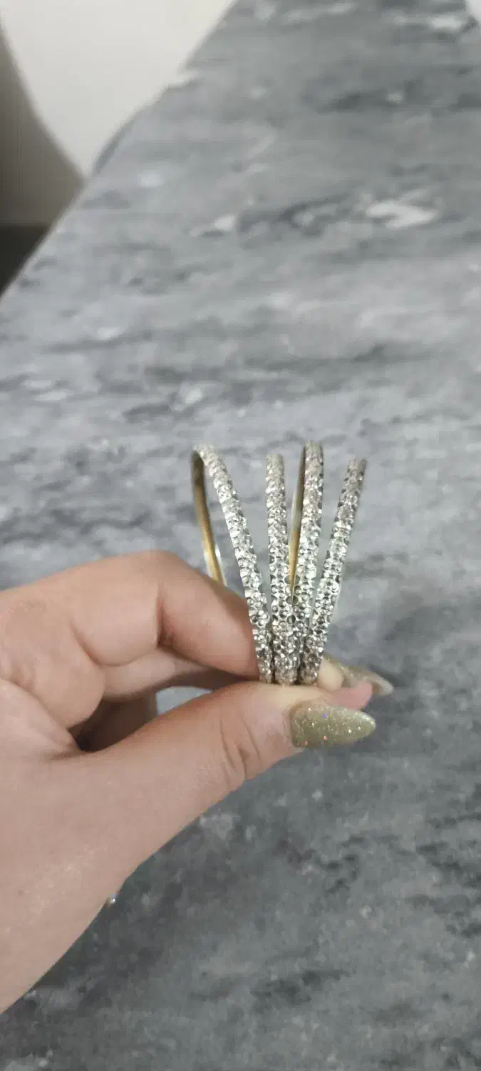 ۴ تا النگوی نقره ۹۲۵ عیار سایز ۲ ۲۰گرم|زیورآلات و اکسسوری|اسلامشهر, شهرک مهدیه|دیوار