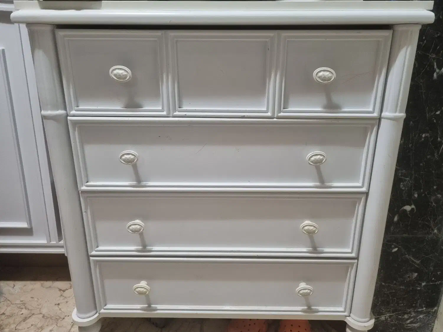 تخت و کمد و دراور برند بالسا چوب|تخت و سرویس خواب|بندرعباس, |دیوار