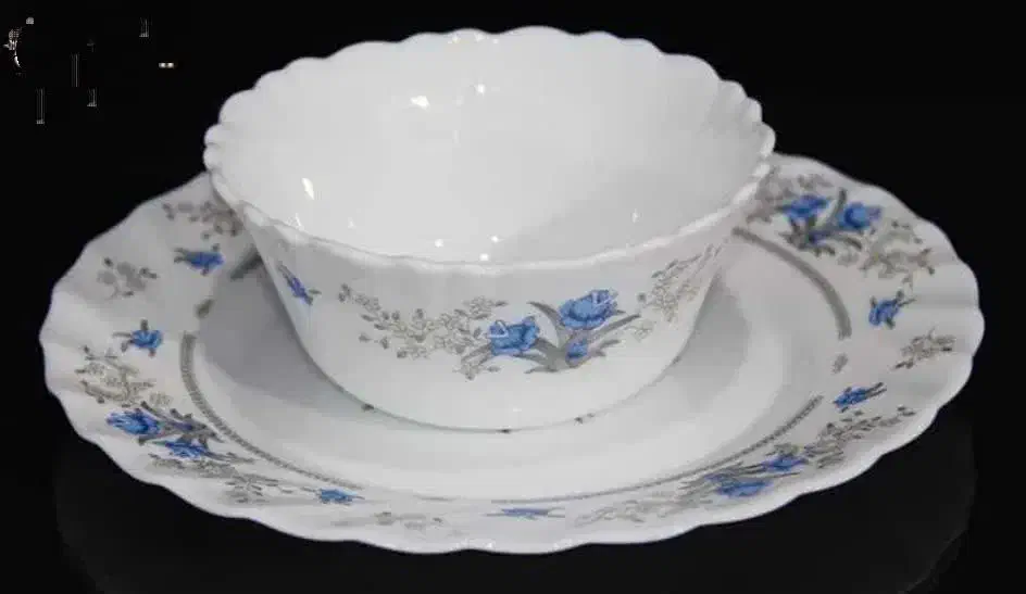 ارکوپال گرد زیبا گل ابی|ظروف سرو و پذیرایی|اصفهان, شهشهان|دیوار