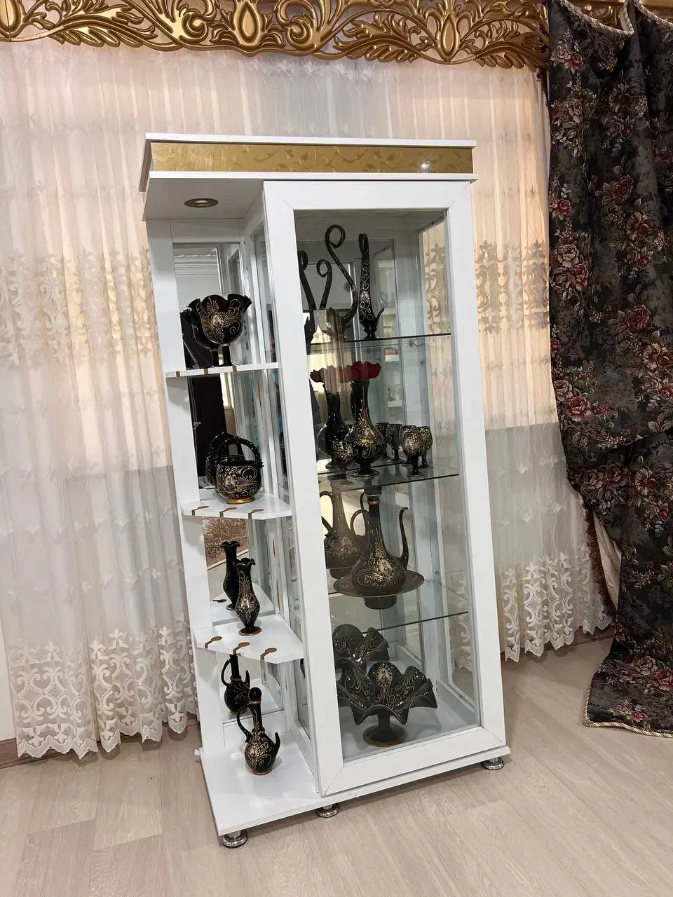 بوفه منزل به همراه وسایل دکوری|بوفه، ویترین، کنسول|ماکو, |دیوار