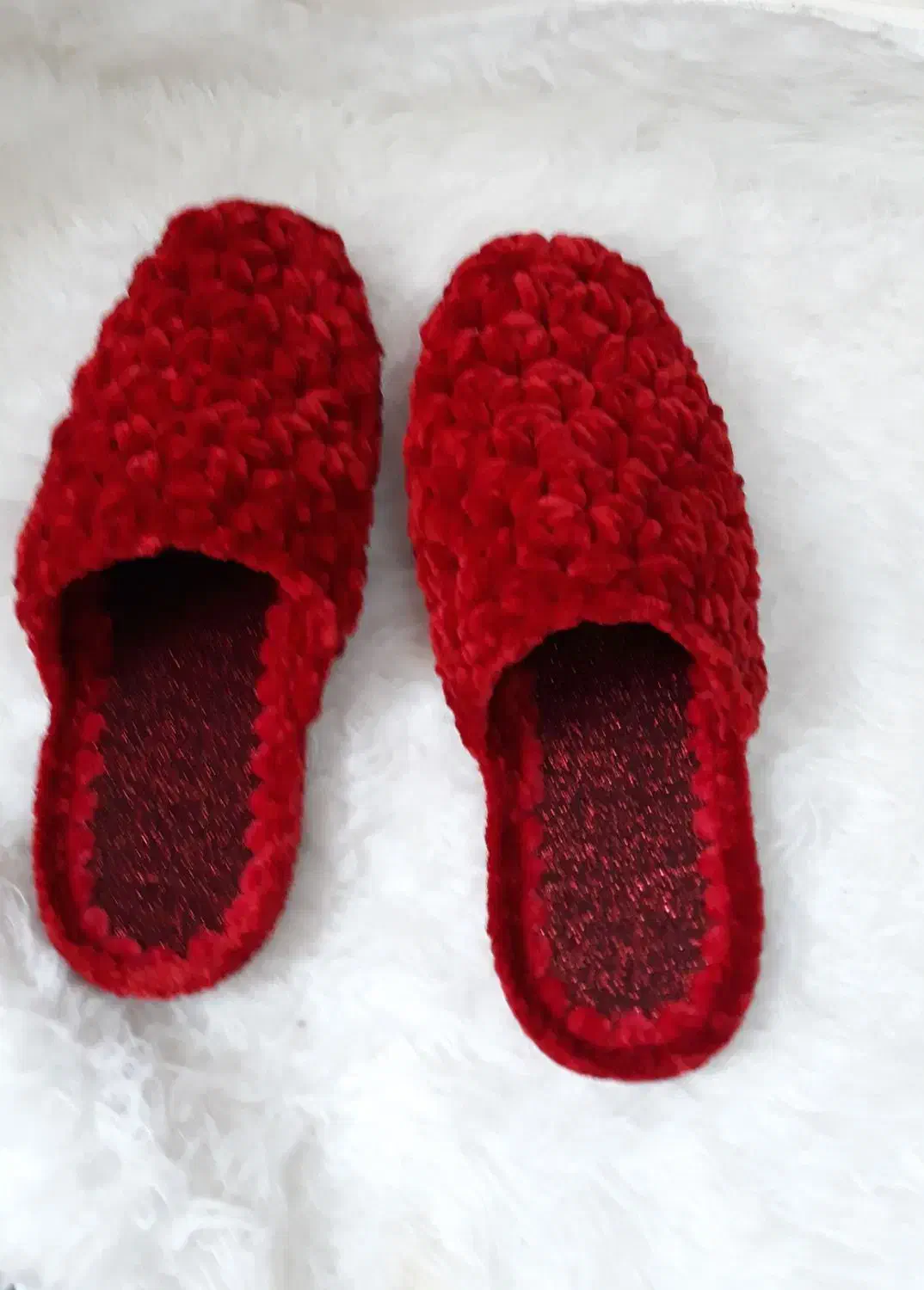 پاپوش  دست بافت سایز ۳۸ و ۳۹|کیف، کفش، کمربند|هشتگرد, شهرک گلخانه|دیوار