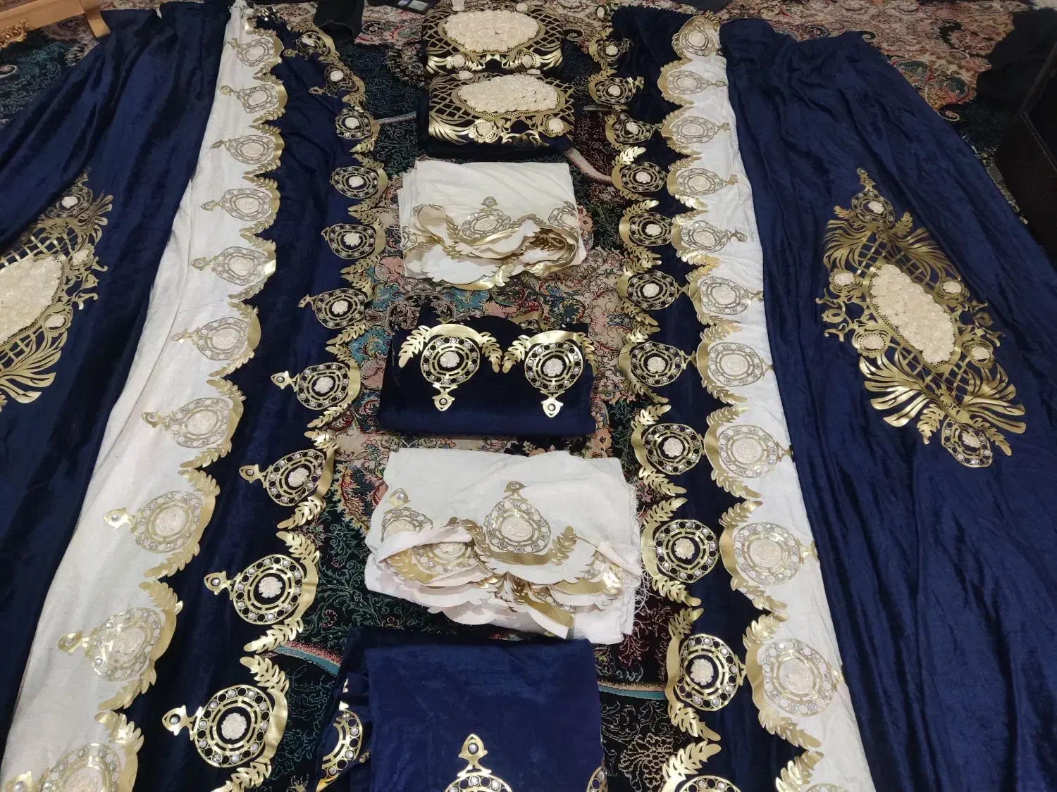 پرده خلیجی|پرده، رانر، رومیزی|سیرجان, |دیوار