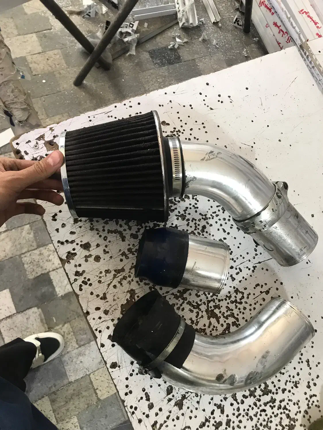 کیت مکش استیل فیلتر سیموتا|قطعات یدکی و لوازم جانبی|رباط‌کریم, رباط‌کریم|دیوار