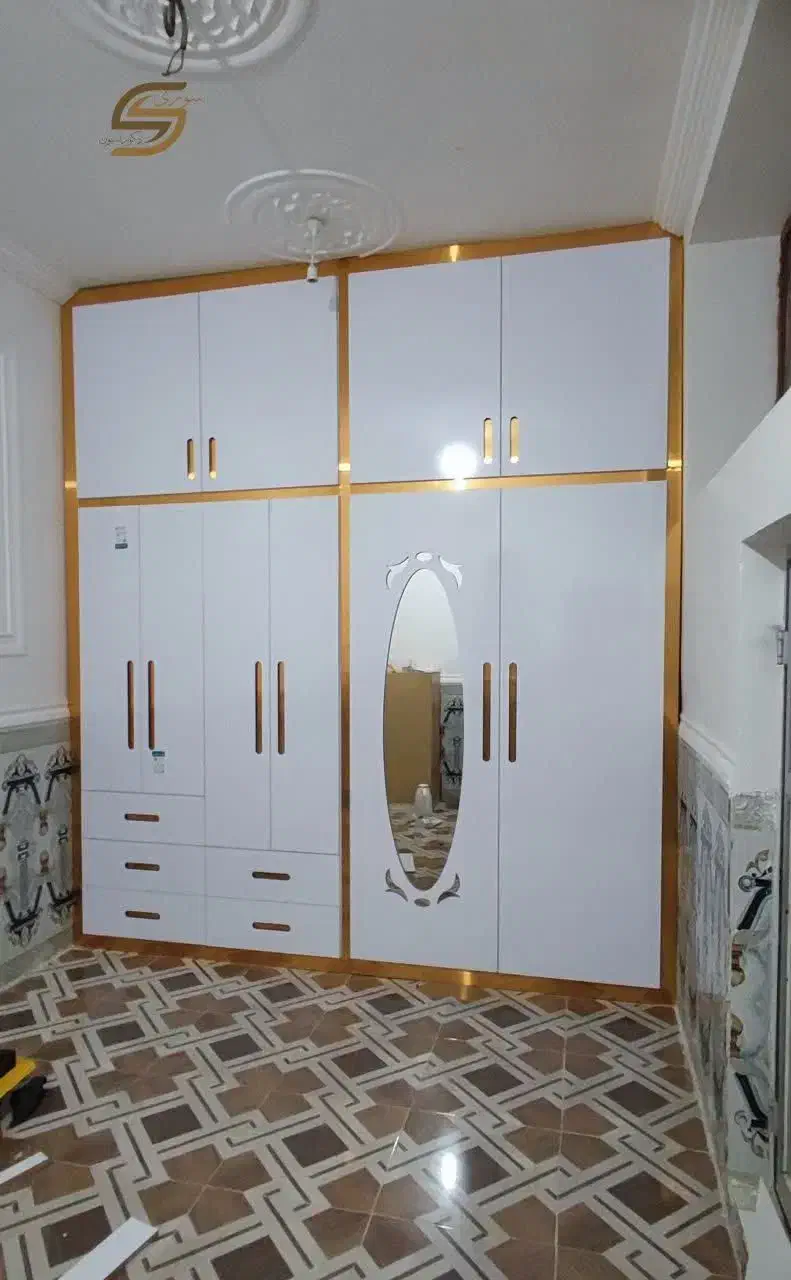 کمد دیواری دستگیره مدرن|جاکفشی، کمد، دراور|زاهدان, |دیوار