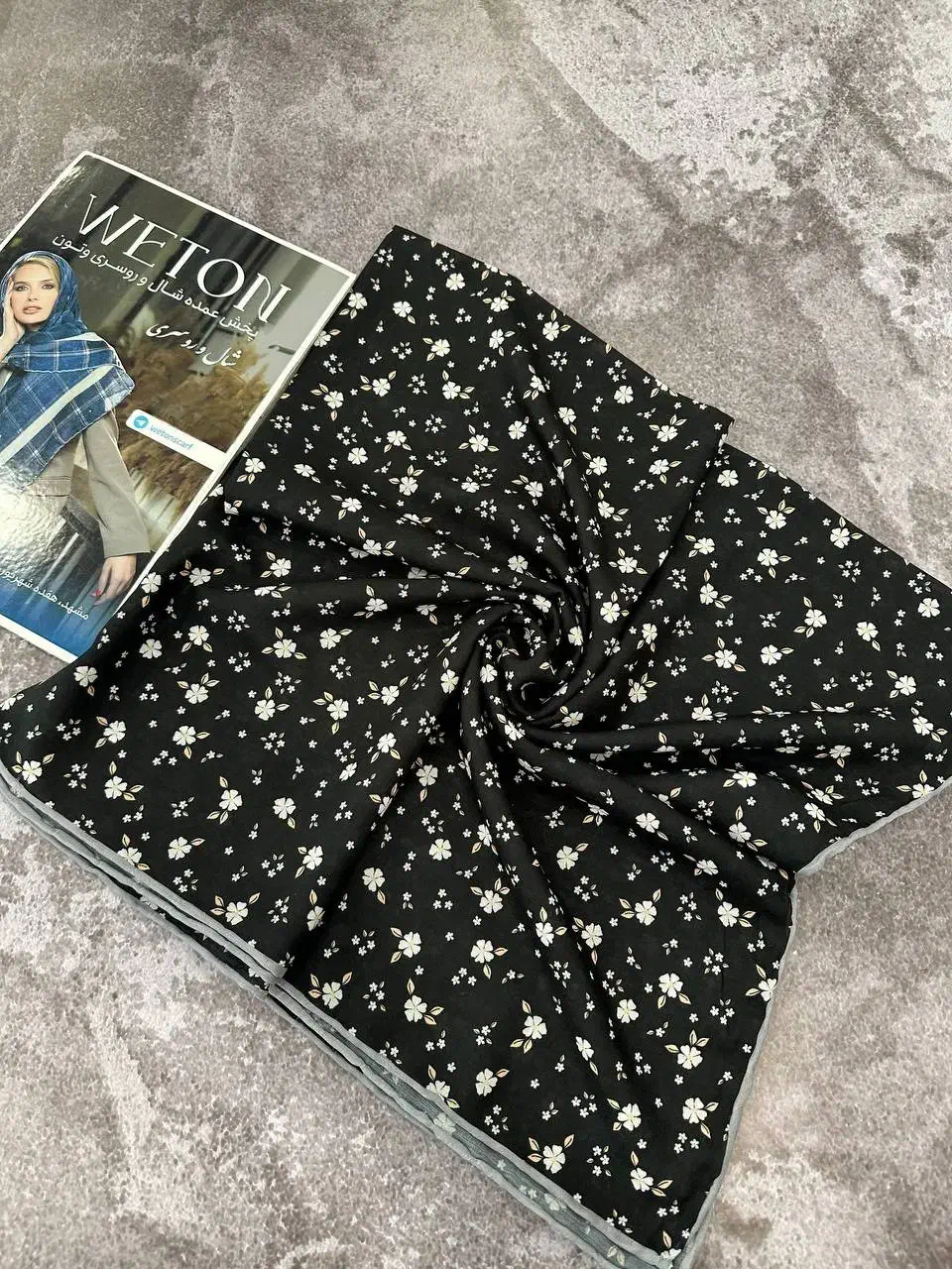 روسری دست‌دوز سانیا|لباس|فریدونشهر, |دیوار