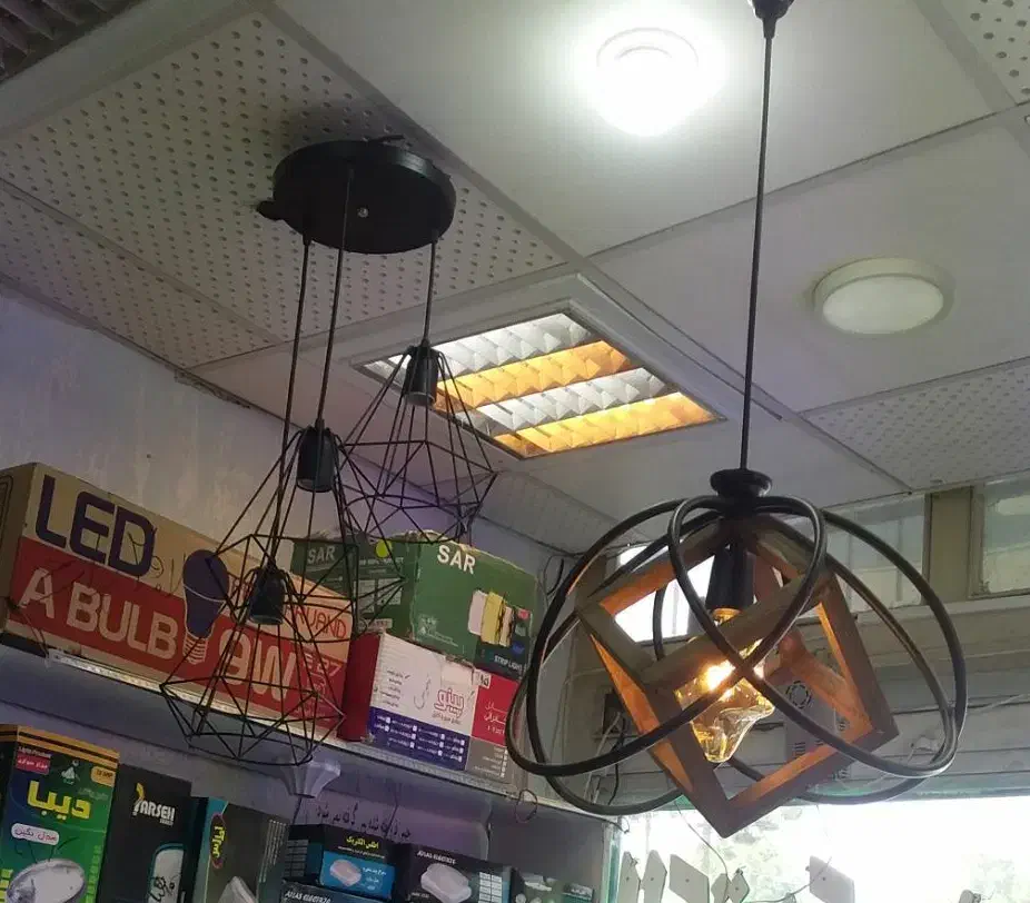 آویز های چوبی و...|لوستر و چراغ آویز|سبزوار, فیاض|دیوار