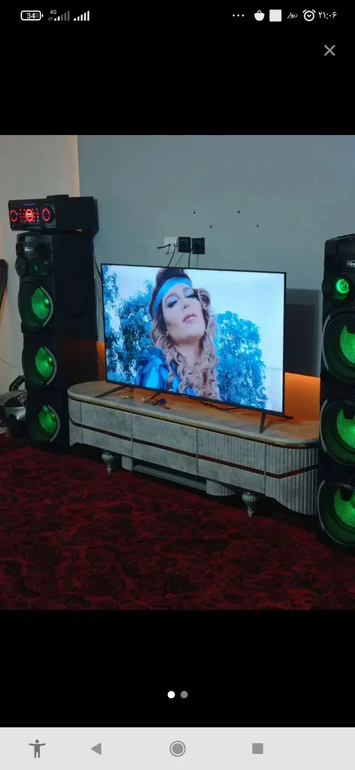 تلویزیون 50 اینج|تلویزیون و پروژکتور|محمدیه-قزوین, |دیوار