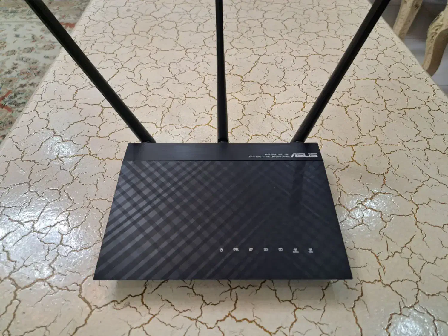 مودم Asus Dsl Ac51 همراه جعبه و نویزگیر اضافه|مودم و تجهیزات شبکه|کرمانشاه, |دیوار