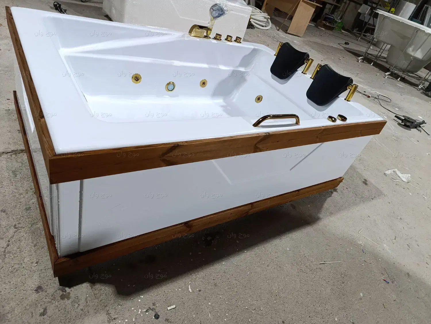 وان جکوزی ورق آکریلیک طلایی elize|لوازم حمام|لواسان, |دیوار