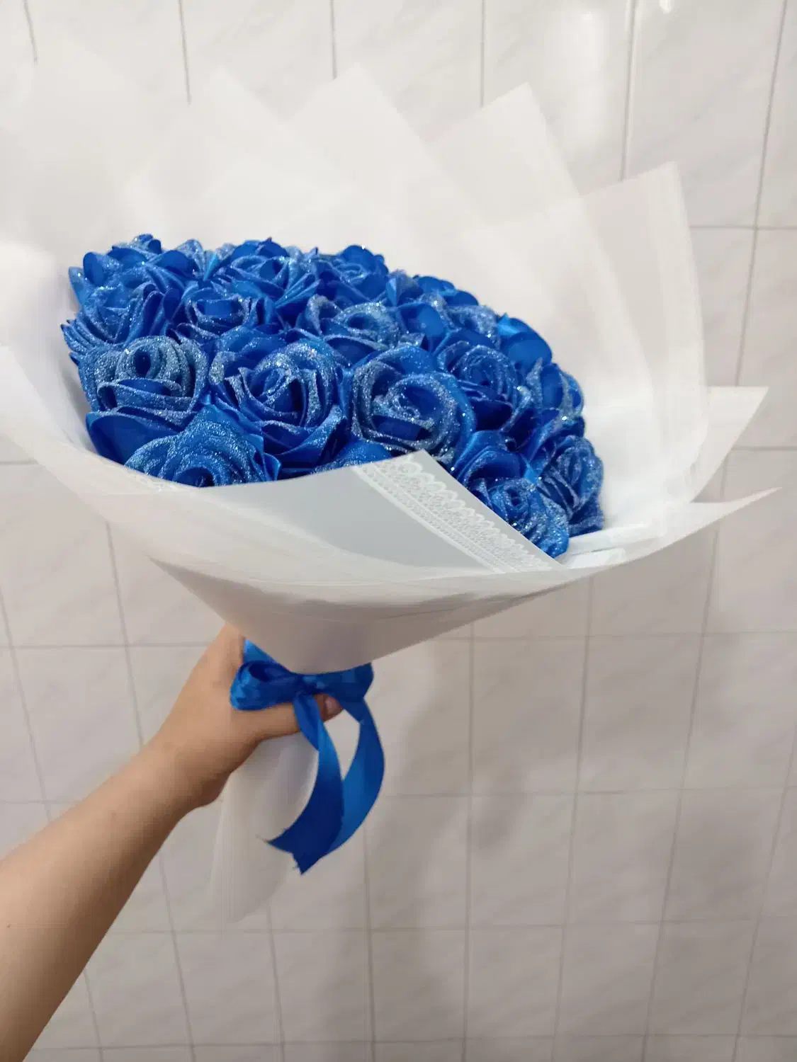 گل روبانی کد03|گل مصنوعی|شیراز, کوشک میدان|دیوار