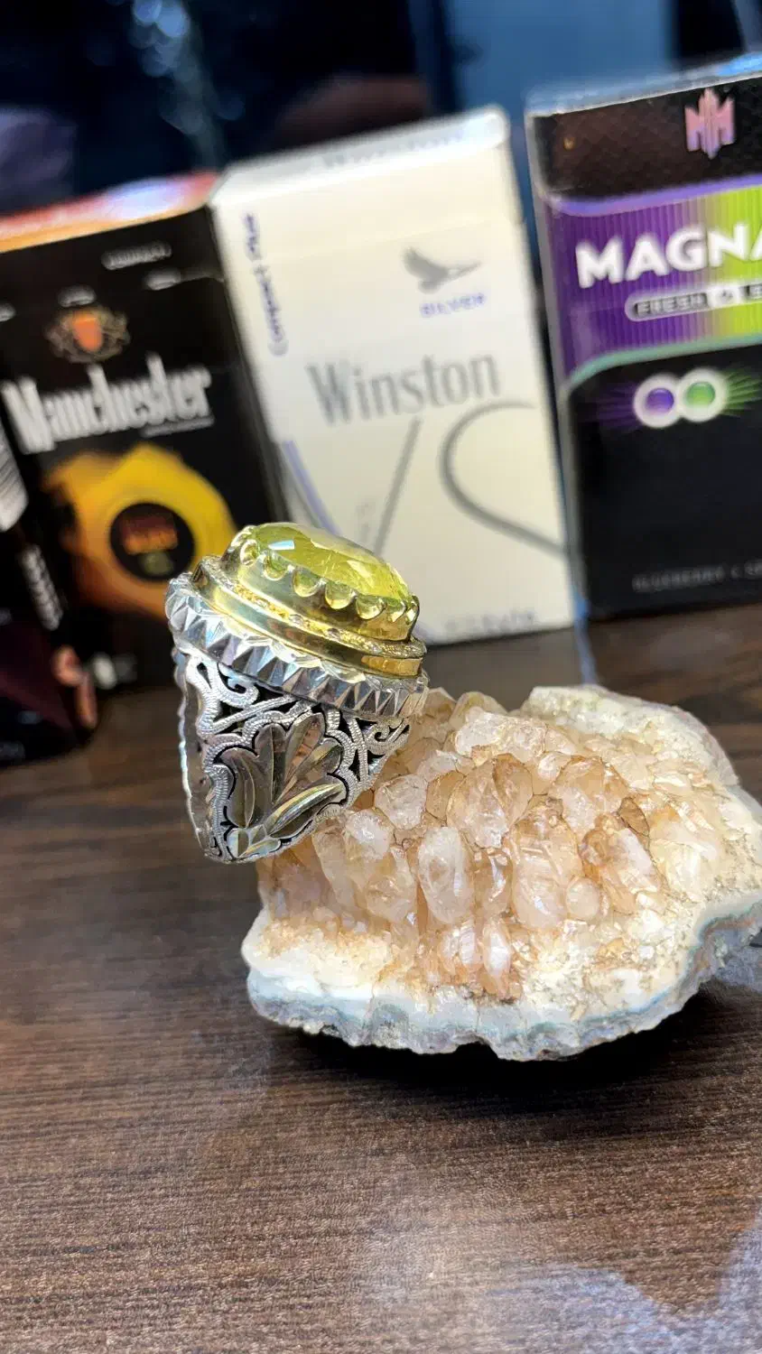 توپاز لیمویی اصل‌آب طلا|جواهرات|اصفهان, اشکاوند|دیوار