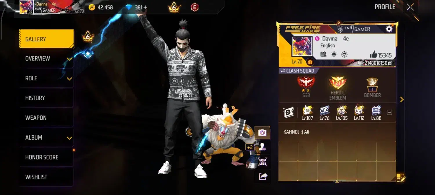 اکانت فری فایر فول معاوضه هم میکنم چیزی به کارم|کنسول، بازی ویدئویی و آنلاین|قلعه گنج, |دیوار