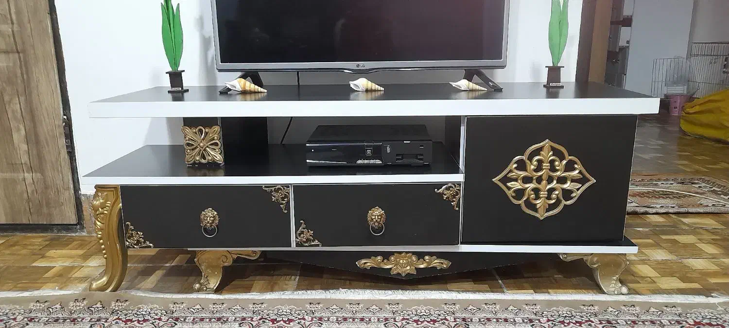 میز تلویزیون بوفه اینه کنسول|مبلمان خانگی و میز عسلی|کنگاور, |دیوار