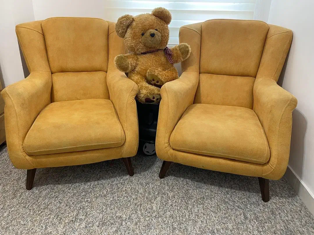 دو عدد مبل تکی|مبلمان خانگی و میز عسلی|جم, |دیوار