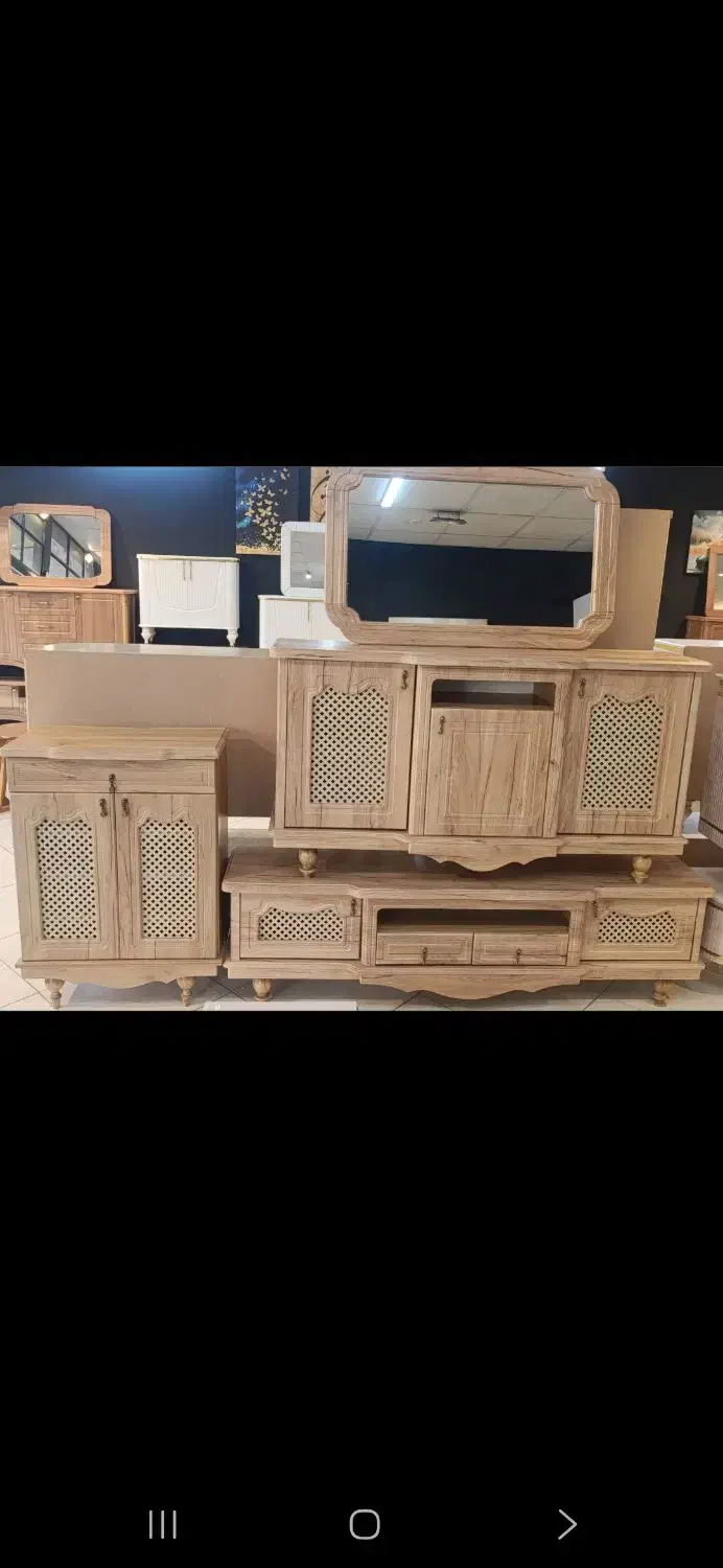 میز تلویزیون مدل حصیری ست کنسول جاکفشی میز|بوفه، ویترین، کنسول|تهران, شهید رجایی|دیوار