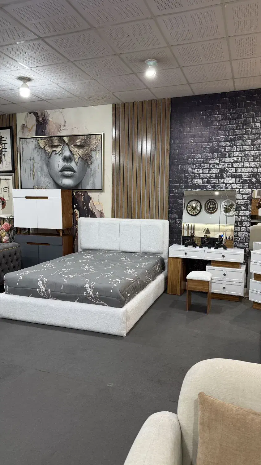 تختخواب **سرویس خواب دونفره وتک نفره شهرآرا|تخت و سرویس خواب|دورود, |دیوار