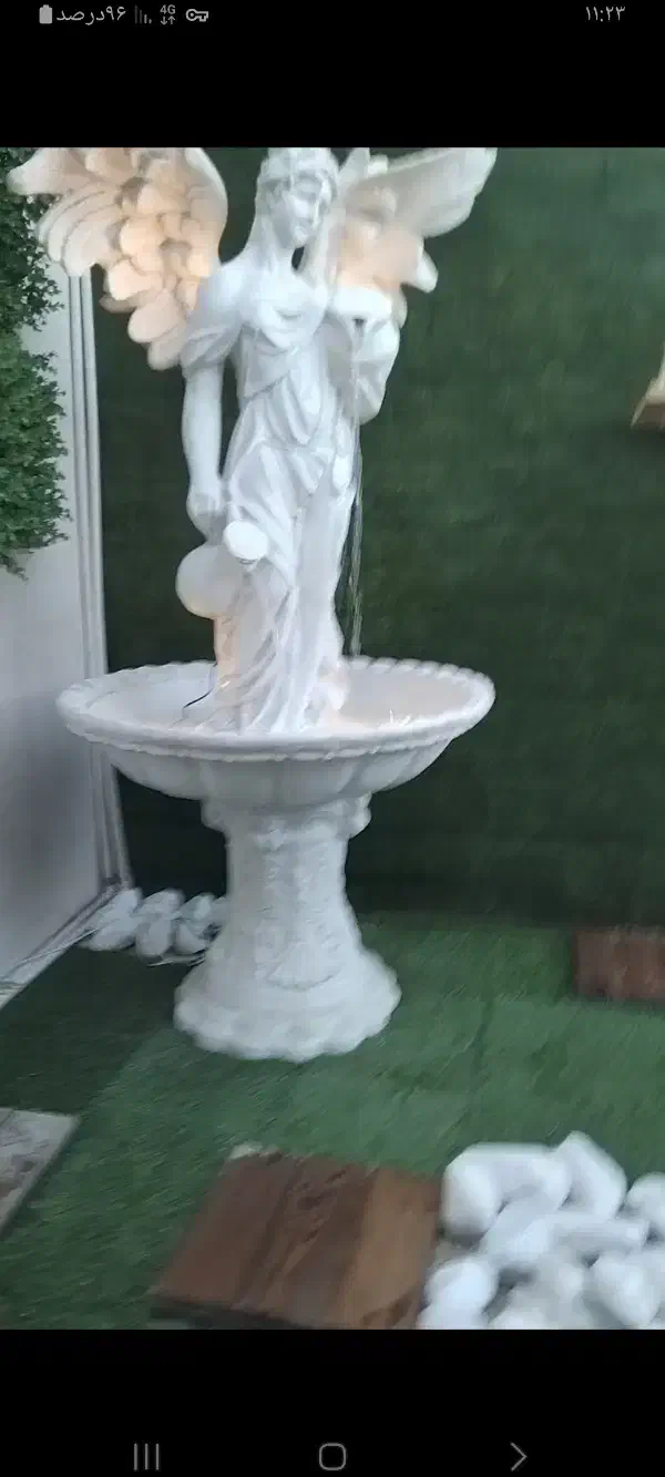 آبنما فرشته همراه با نورپردازی و پمپ۲ونیم|مجسمه، تندیس، ماکت|مشهد, حسین‌آباد|دیوار