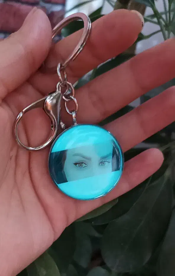 کادویی سر کلیدی عکس و متن و مو|بدلیجات|نیشابور, خط کاشمر|دیوار