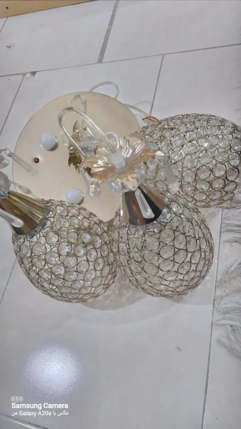 لوستر|لوستر و چراغ آویز|فردوسیه, |دیوار