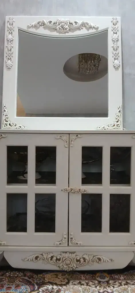 اینه کنسول میز تلویزیون ومیز تحریر|بوفه، ویترین، کنسول|زاهدان, |دیوار