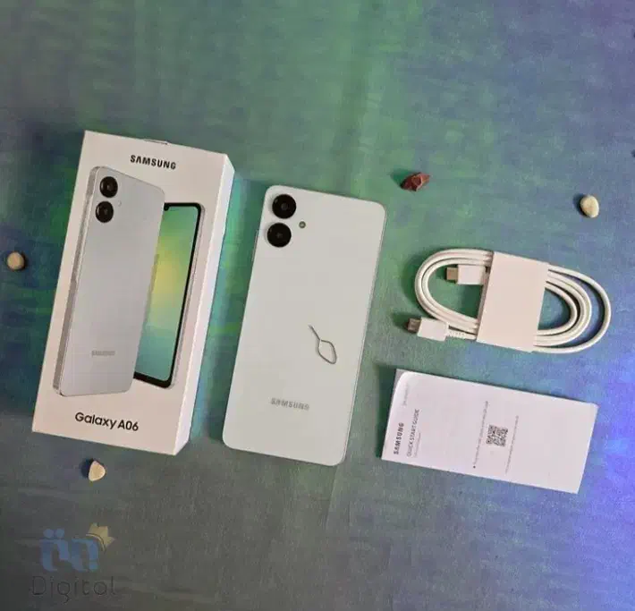 گوشی سامسونگ A06 گیگ۱۲۸/۴ رنگ سفید|موبایل|تهران, پامنار|دیوار