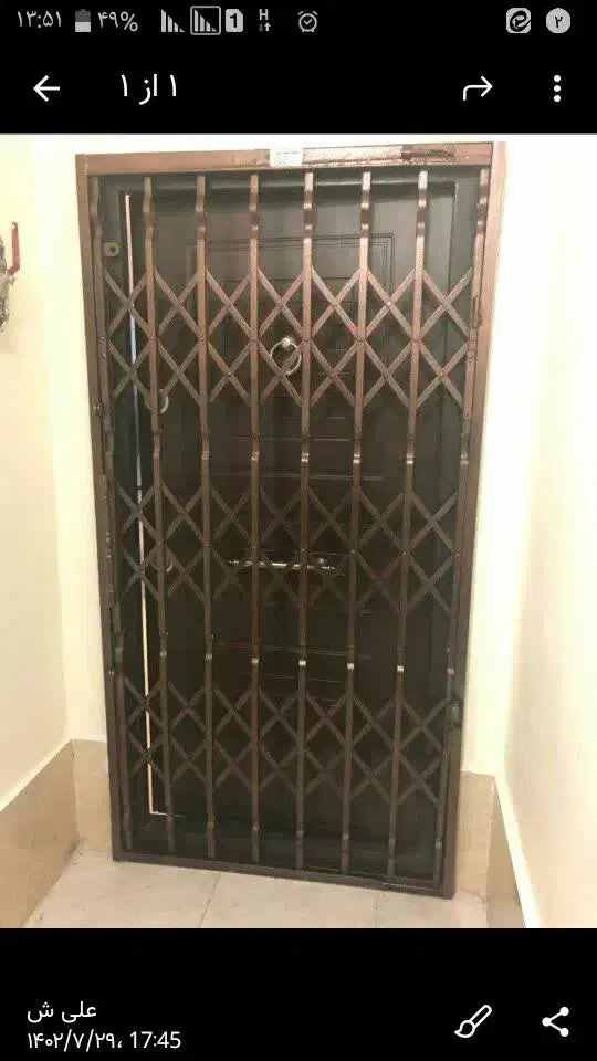 حفاظ(محافظ)آکاردئون.شاخ گوزنی کرکره برقی جک درب|مصالح و تجهیزات ساختمان|شاهرود, |دیوار