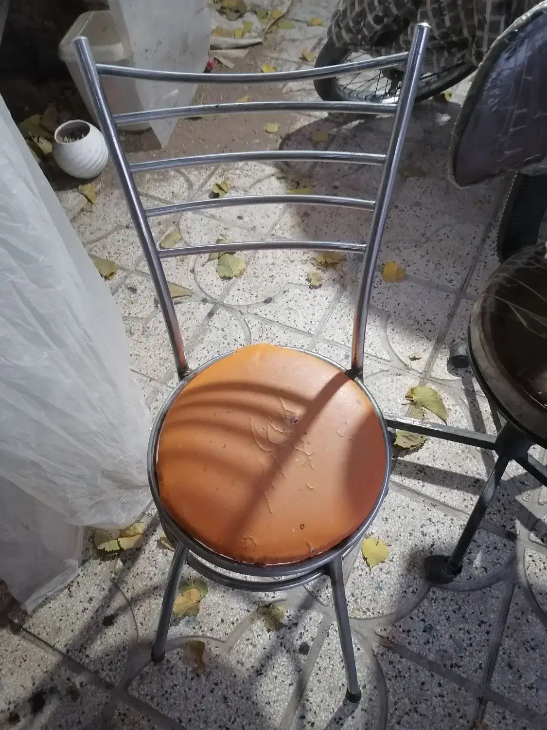 2عدد صندلی گردون استیل معمولی|صندلی و نیمکت|نیشابور, ابراهیم ادهم|دیوار