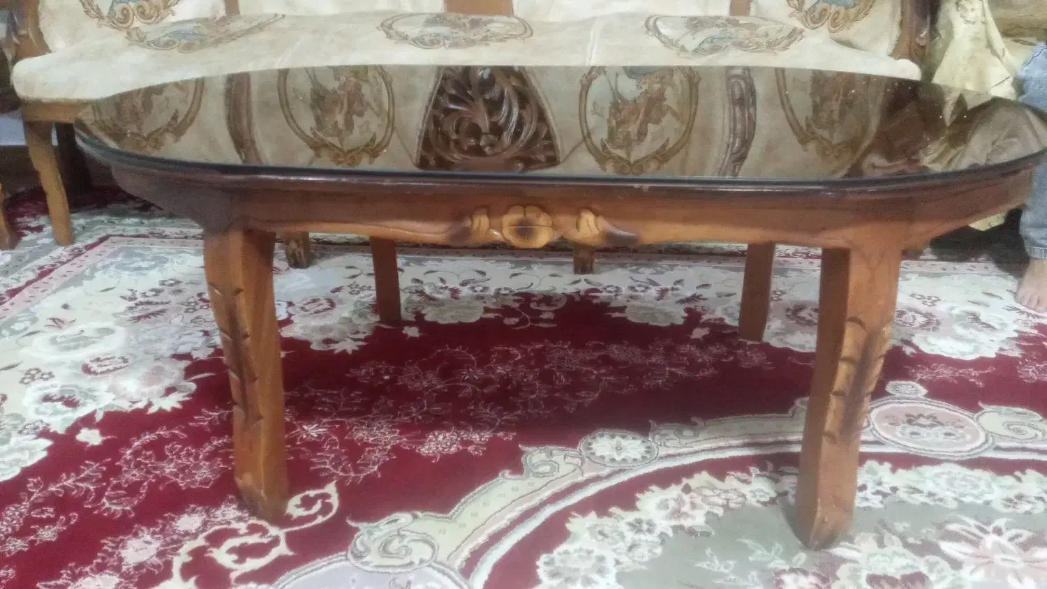 مبل سلطنتی چوب درجه یک|مبلمان خانگی و میز عسلی|سقز, |دیوار