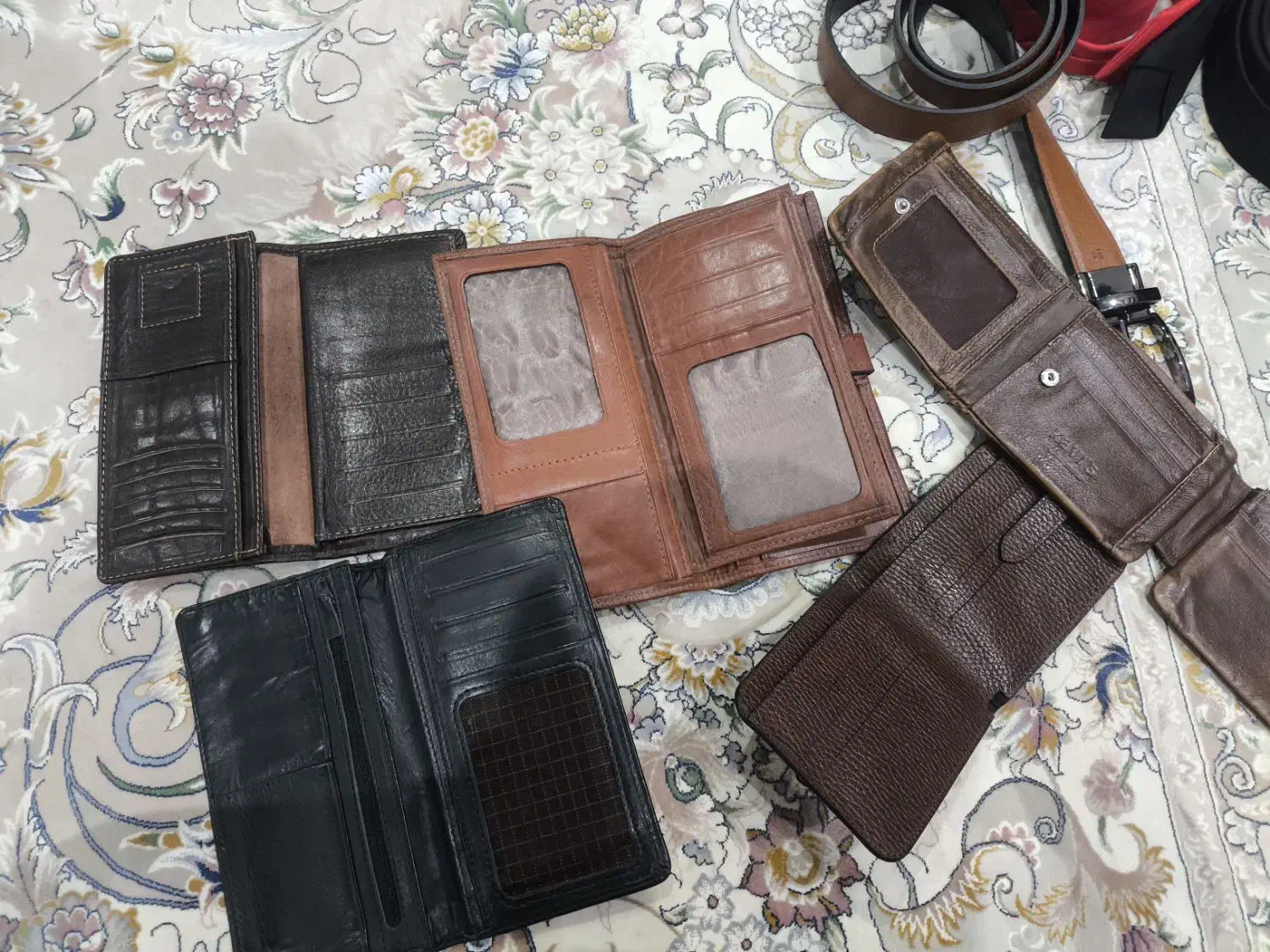 کیف پول چرم طبیعی مردانه کراوات کمربند|کیف، کفش، کمربند|تهران, دریاچه شهدای خلیج فارس|دیوار