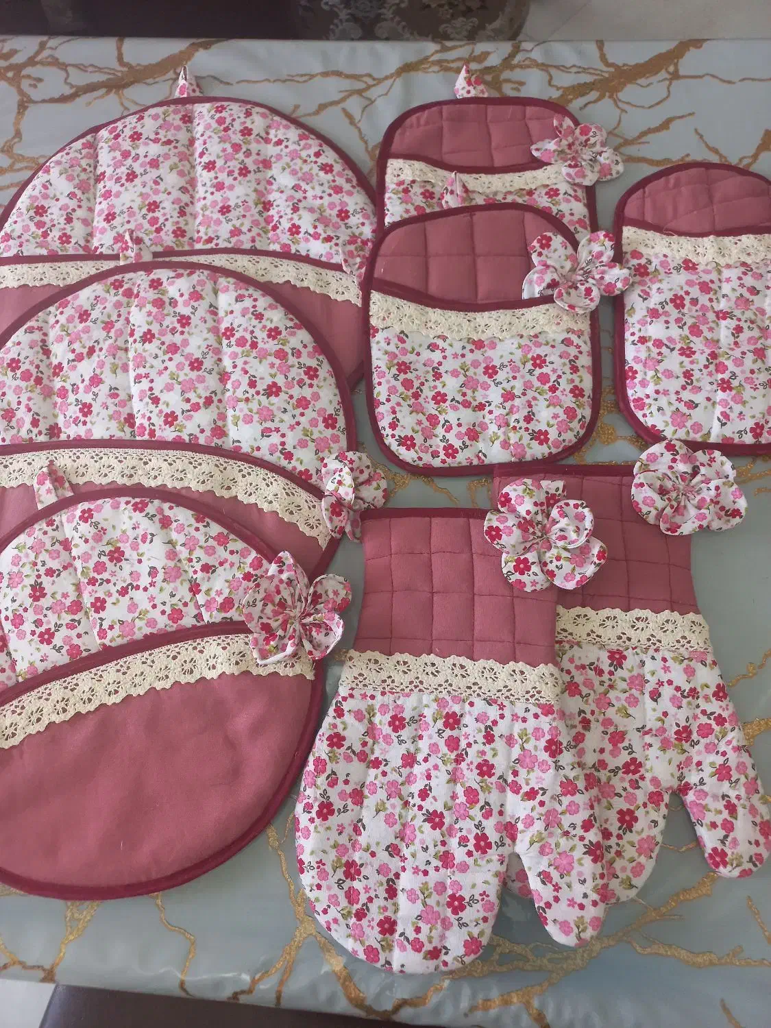 انواع مدلهای دمکنی .پیشبند.دستگیره|سفره، حوله، دستمال آشپزخانه|سنندج, |دیوار