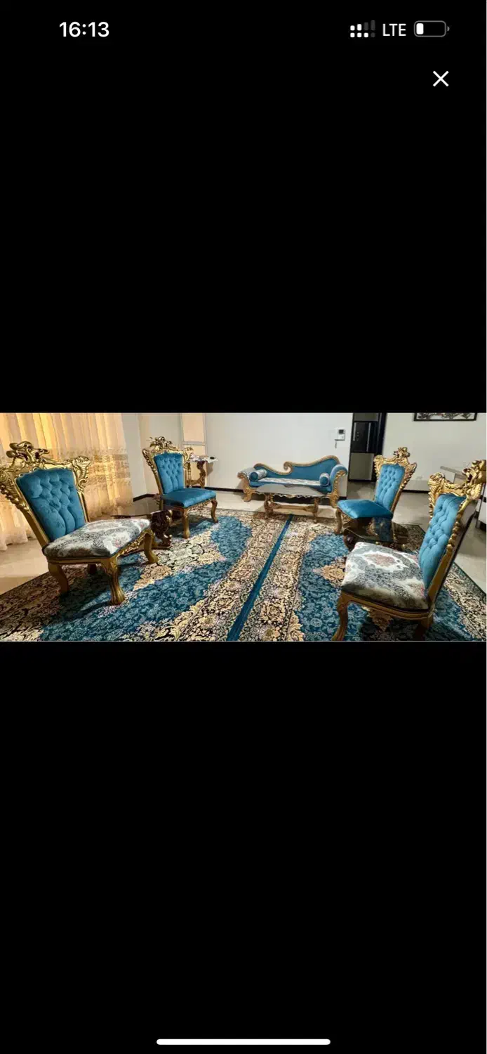 دو تخته فرش ۶ متری در حد نو|فرش|تهران, سعادت‌آباد|دیوار