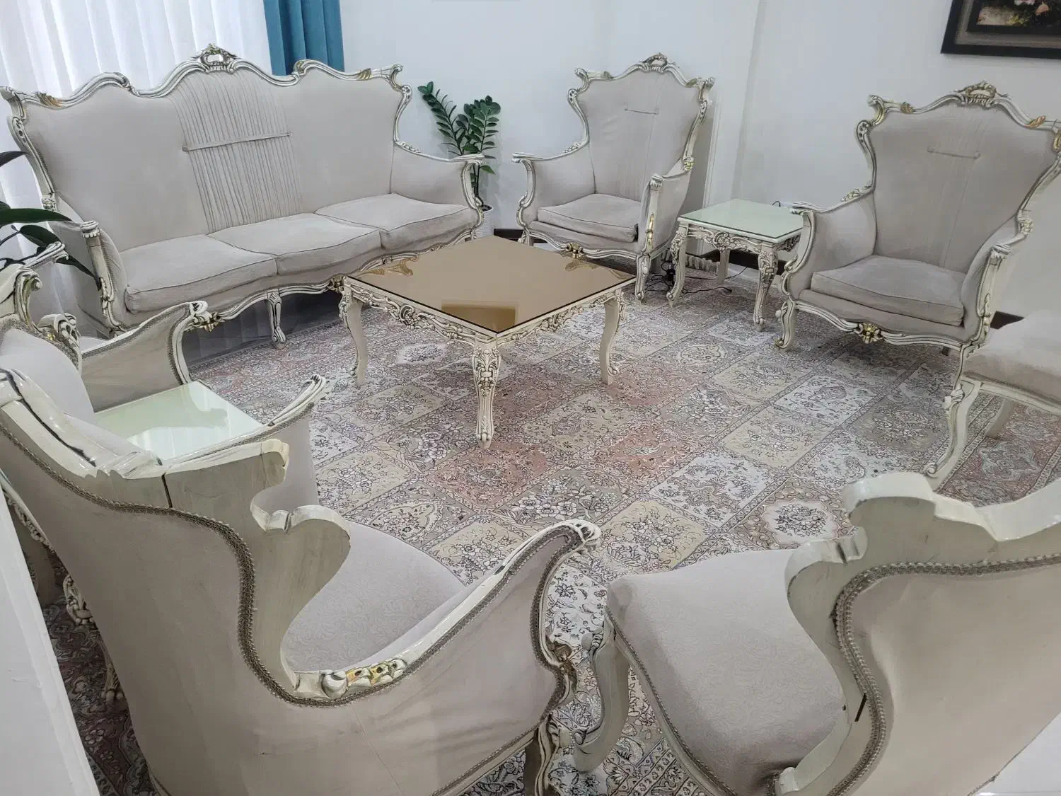 مبل ۹ نفره|مبلمان خانگی و میز عسلی|تهران, شاهین|دیوار