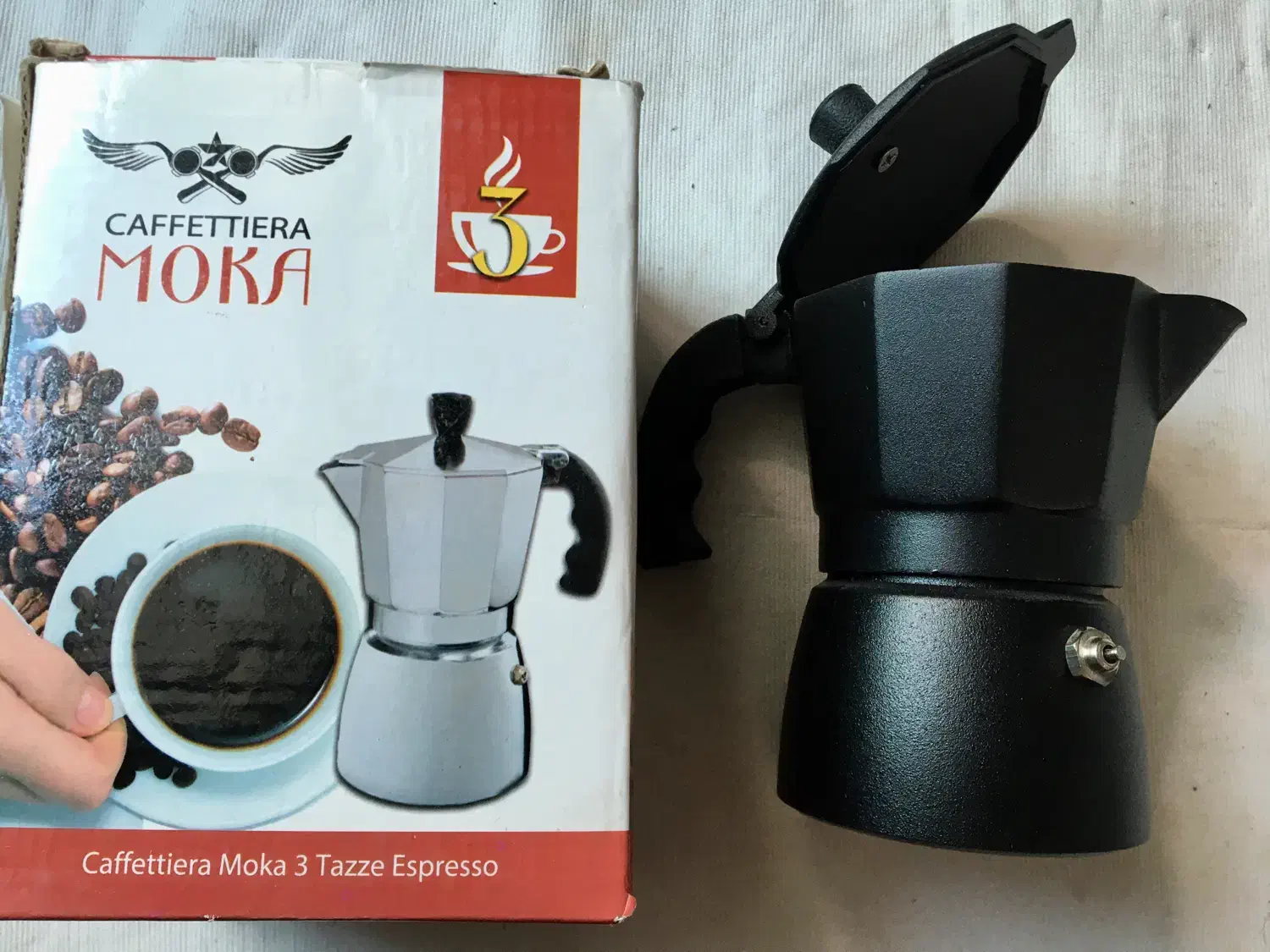 قهوه جوش ۳کاپ اصلی|قوری، کتری، قهوهساز دستی|اصفهان, شاهد|دیوار