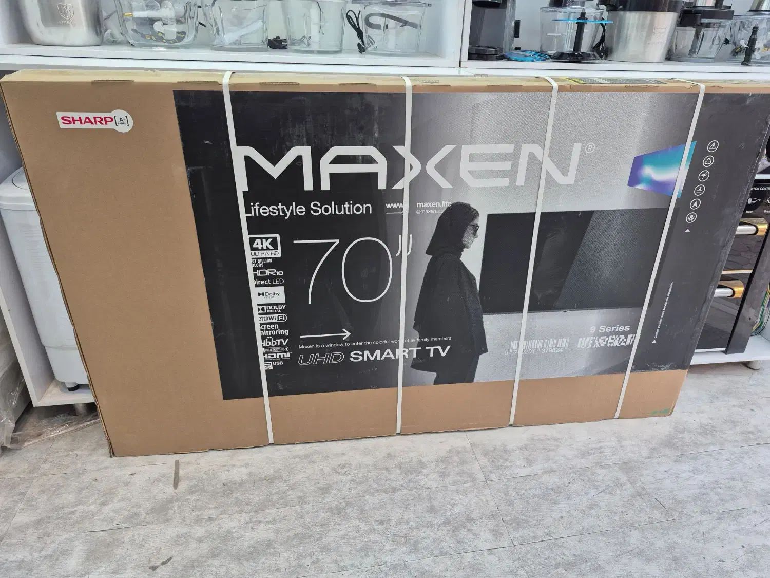 تلویزیون هوشمند مکسن  سایز ۷۰ اینچ Ultra HD 4K|تلویزیون و پروژکتور|کاشان, رسالت|دیوار