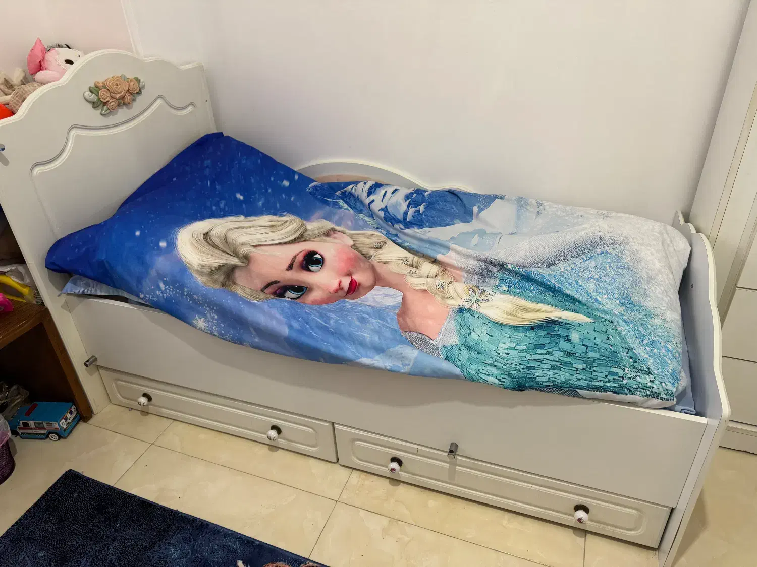 تخت بچه تا ۹ سال با تشک|تخت و صندلی بچه|تنکابن, |دیوار