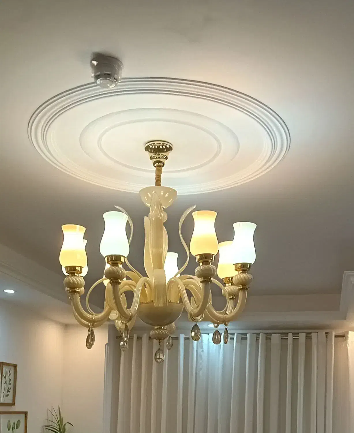 لوستر|لوستر و چراغ آویز|ساوه, |دیوار