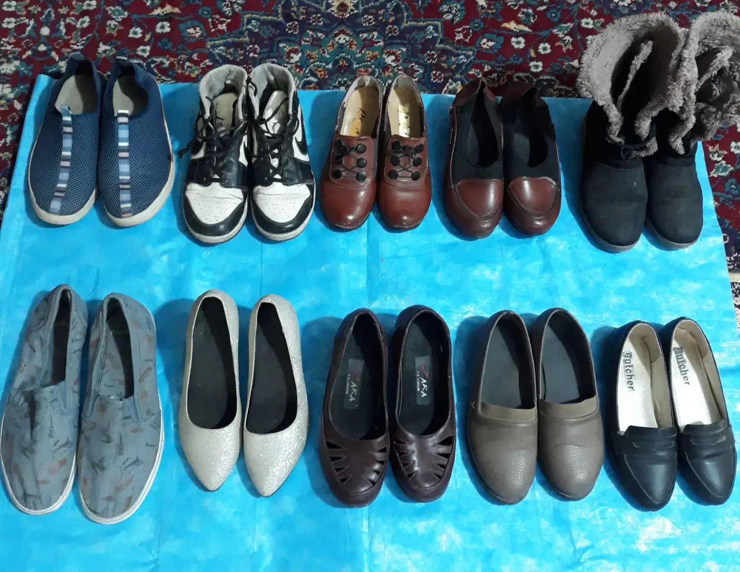 ده جفت کفش همگی سالم|کیف، کفش، کمربند|گرگان, |دیوار
