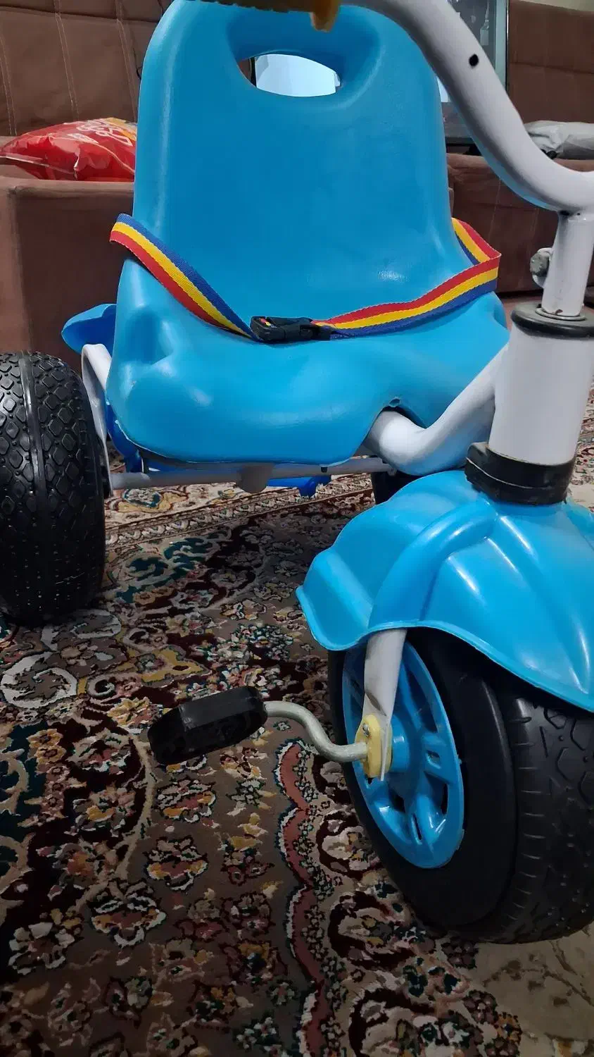 سه چرخه کودک سیسمونی|اسباب‌بازی بچه|قم, سرحوض|دیوار